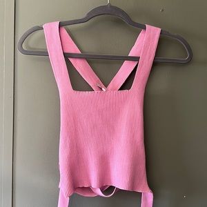 Love tree tank top cross back NWT